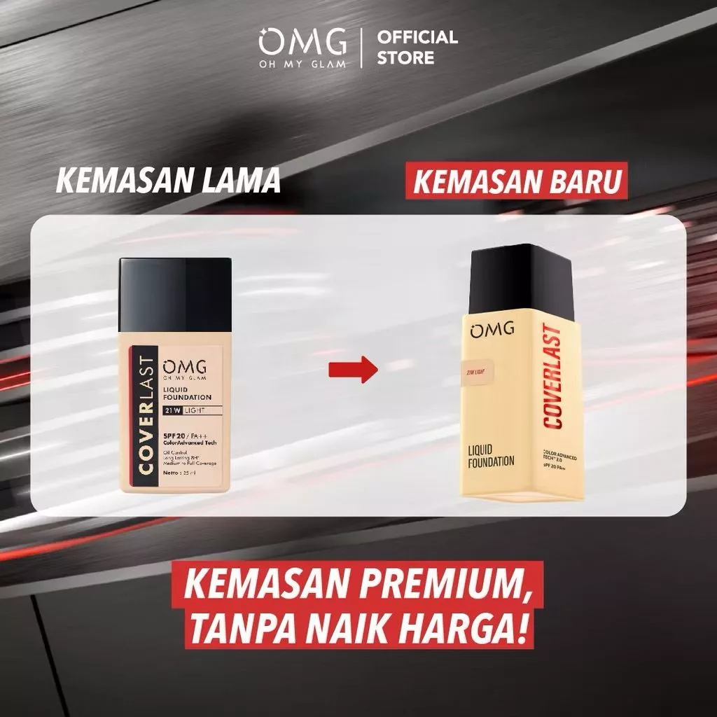 OMG Oh My Glam Coverlast Liquid Foundation SPF 20