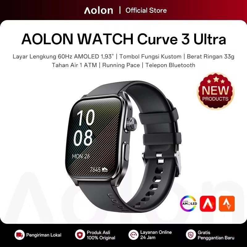 Aolon Curve 3 Ultra Smartwatch