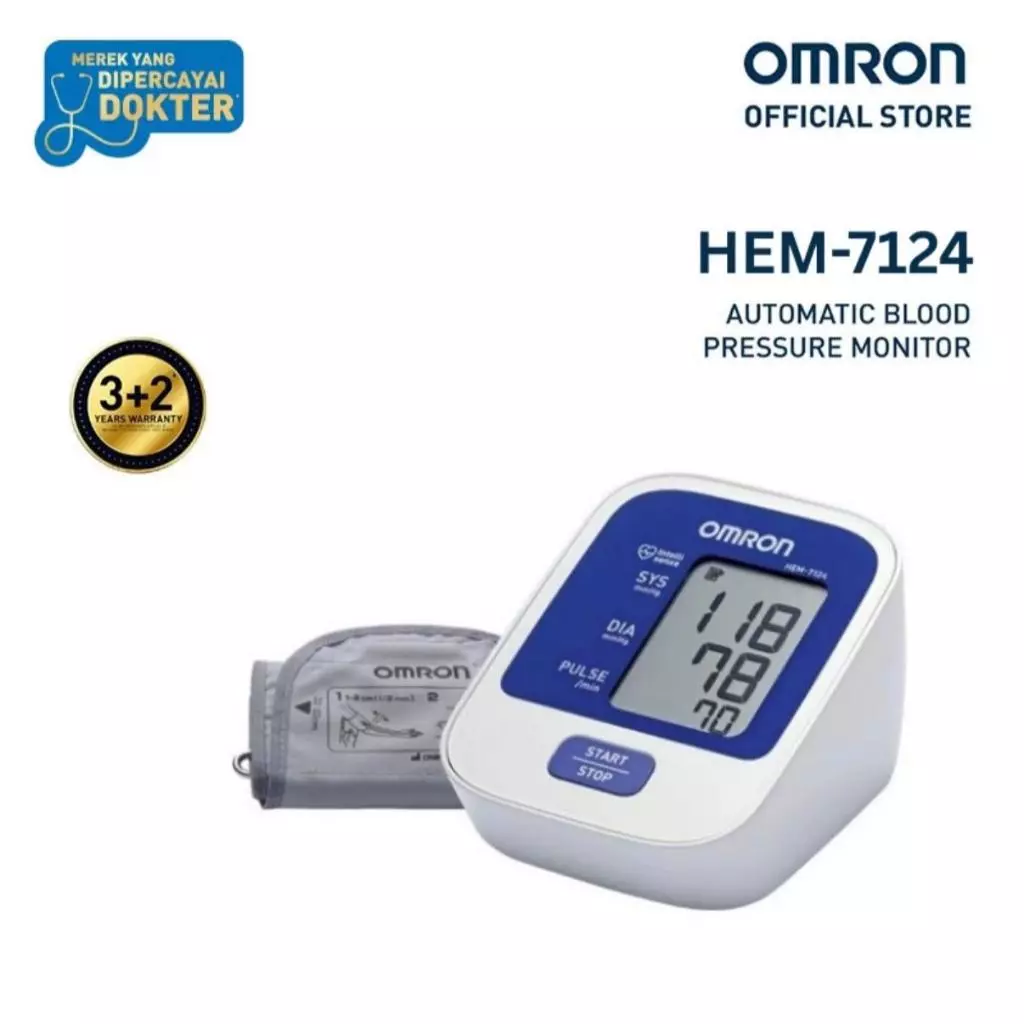 Tensimeter Digital Omron HEM-7124 Original Bergaransi Resmi