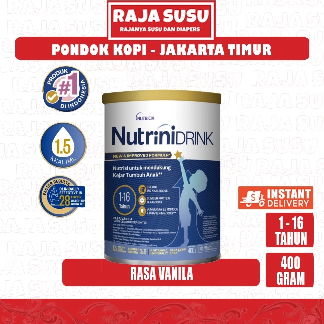NUTRINIDRINK POWDER VANILA 400GR NEW