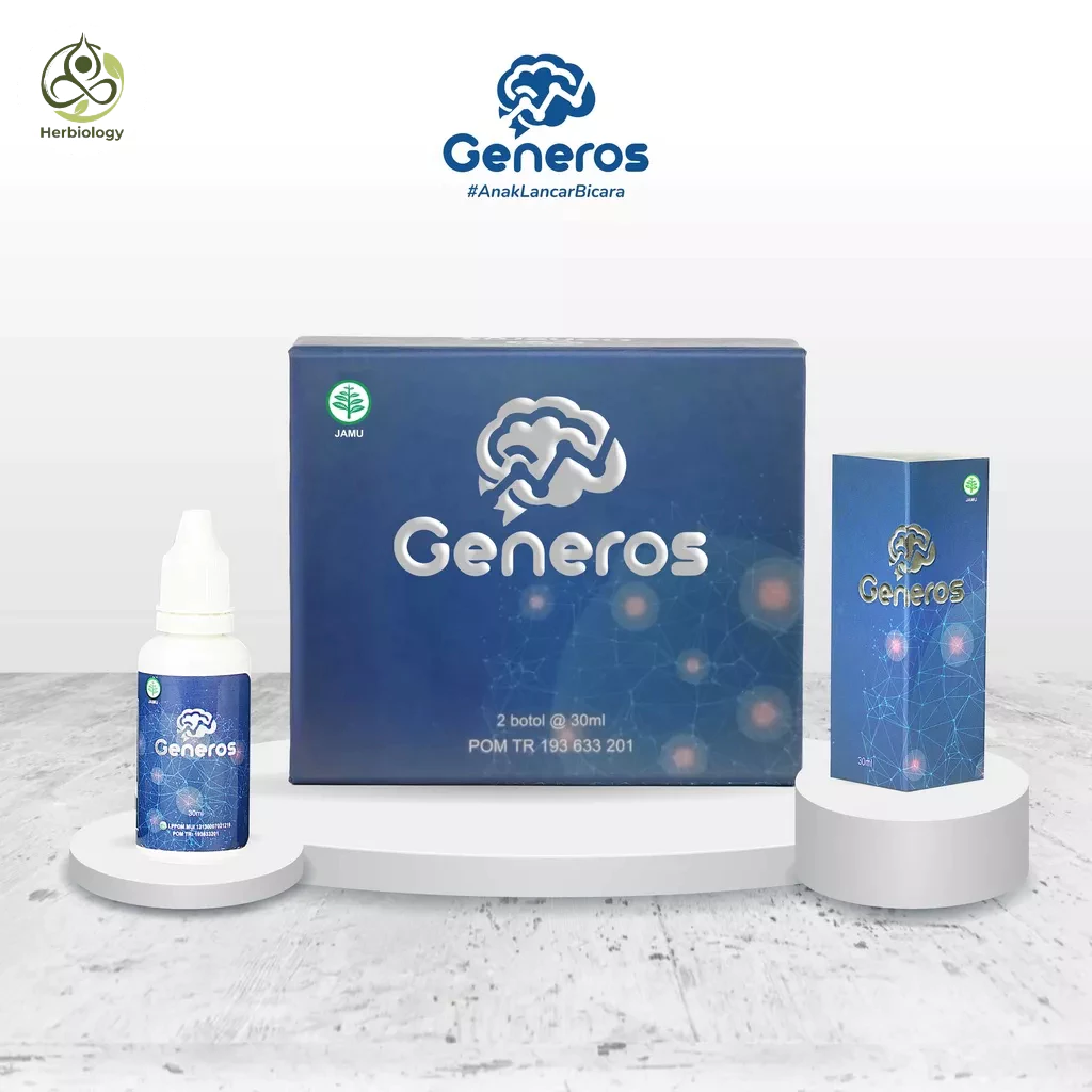 Generos G-Nero Multivitamin Nutrisi Otak Anak Dewasa Hiperaktif Penambah Kecerdasan & Daya Ingat