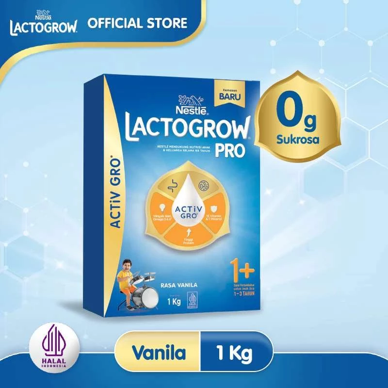 LACTOGROW PRO 1+ VANILA 1KG