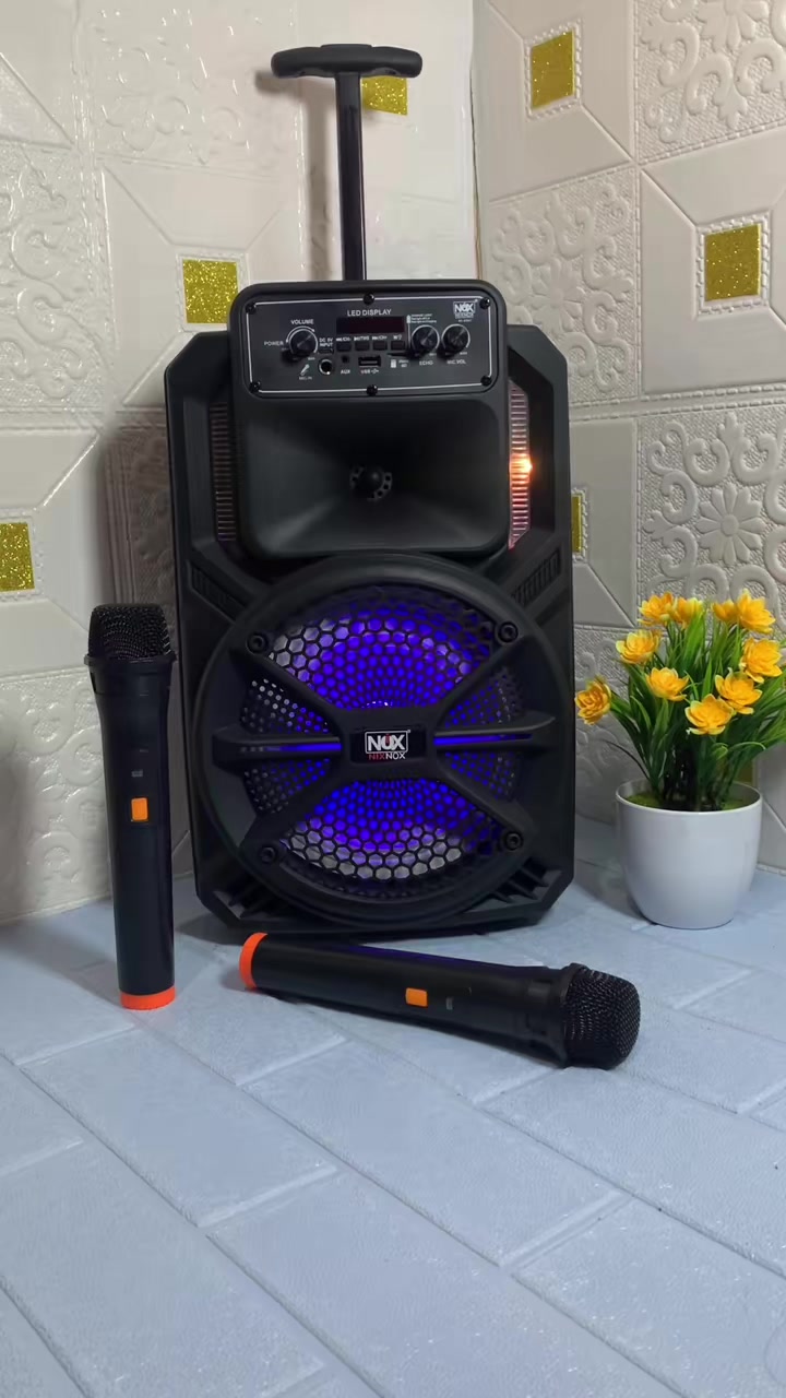 SPEAKER nixnox 8 inci free 2 mic wirelles #fyp #cuantanpabatas #speaker #speakerkaraoke #speakerbluetooth #cuantanpabatas #nixnox #nx8106 #nx8107