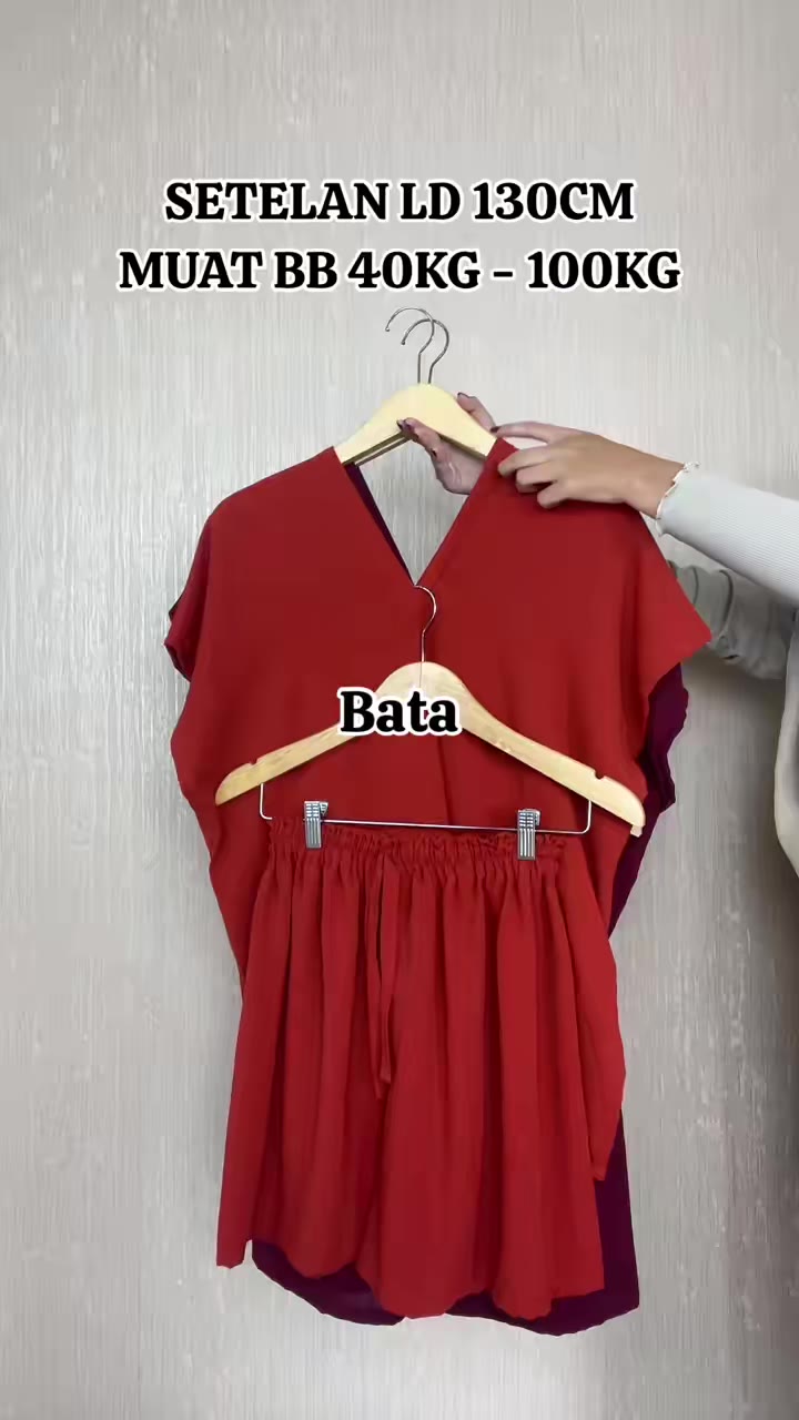 Super nyaman pakai setelan bahan crinkle premium🤩 #setelanwanita #onesetmurah #RamadanExtraSeru