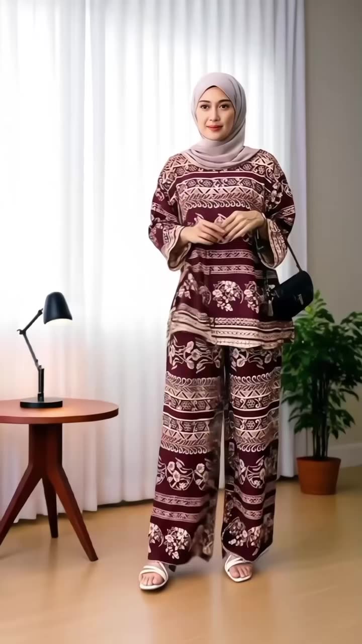 SETELAN CPLP MOTIF BATIK JUMBO #setelanwanita