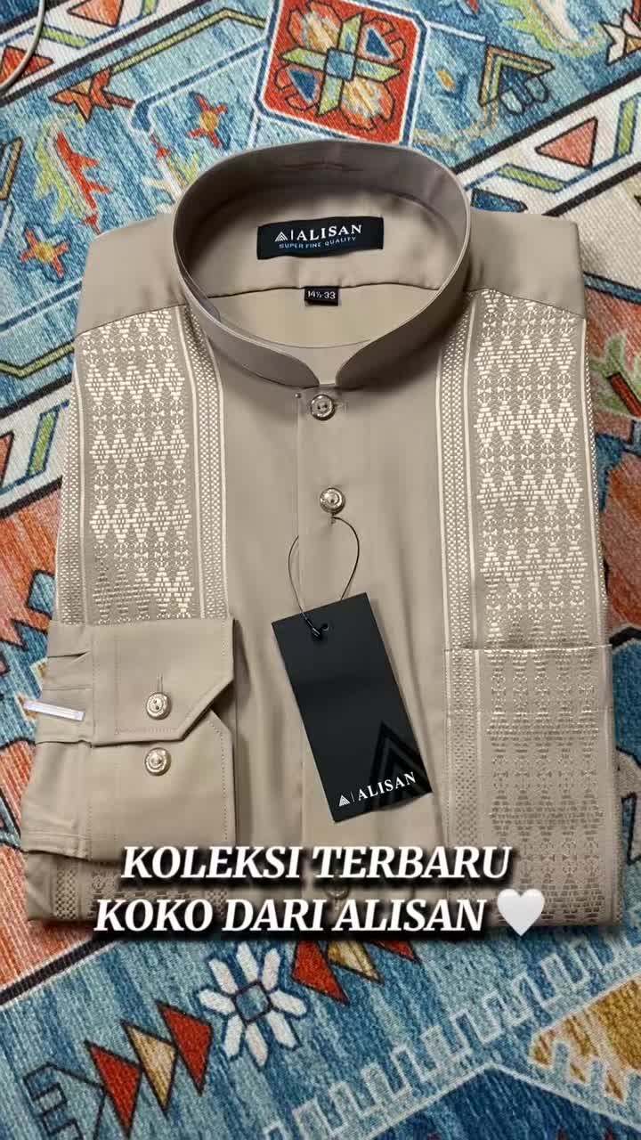 Koleksi terbaru koko dari Alisan untuk lebaran ya bisa banget bestie🫶🏻 #fyepe #CapCut #kemejaalisan #bajukoko