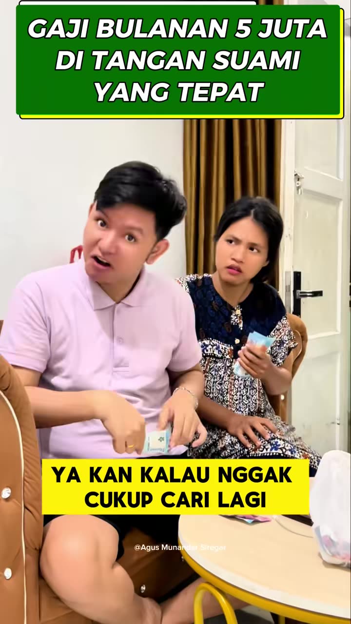 Gaji bulaman 5 juta di tangan suami yang tepat ゚ #fyp #viral #lucu #ngakak #kocak