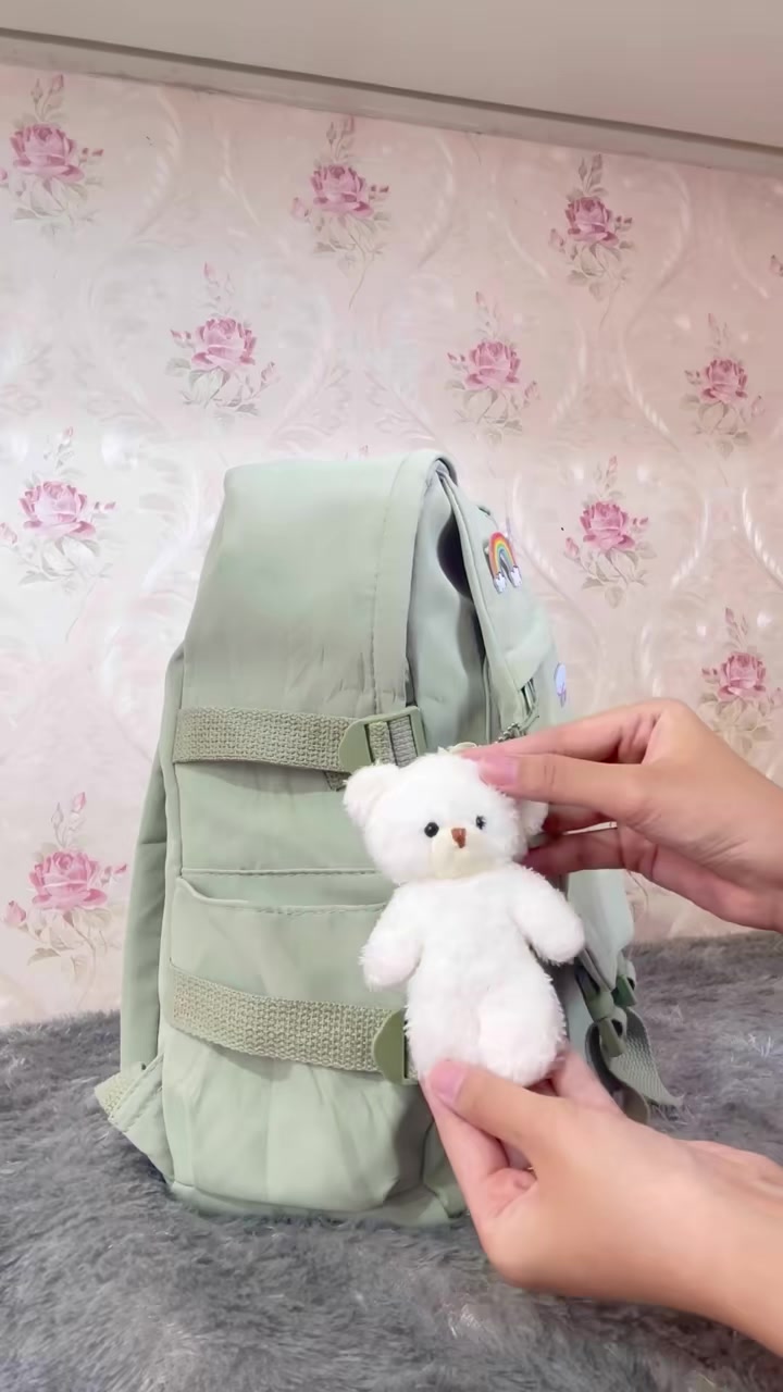 ‼️STOCK SEDIKIT‼️ tas super aesthetic ala korean style yang paling banyak dicari🥹💚🤩🔥 #fyp #tas #bag #ransel #sage #cute #school #kuliah #OOTD #koreanstyle #simple #foryou #wibgajian