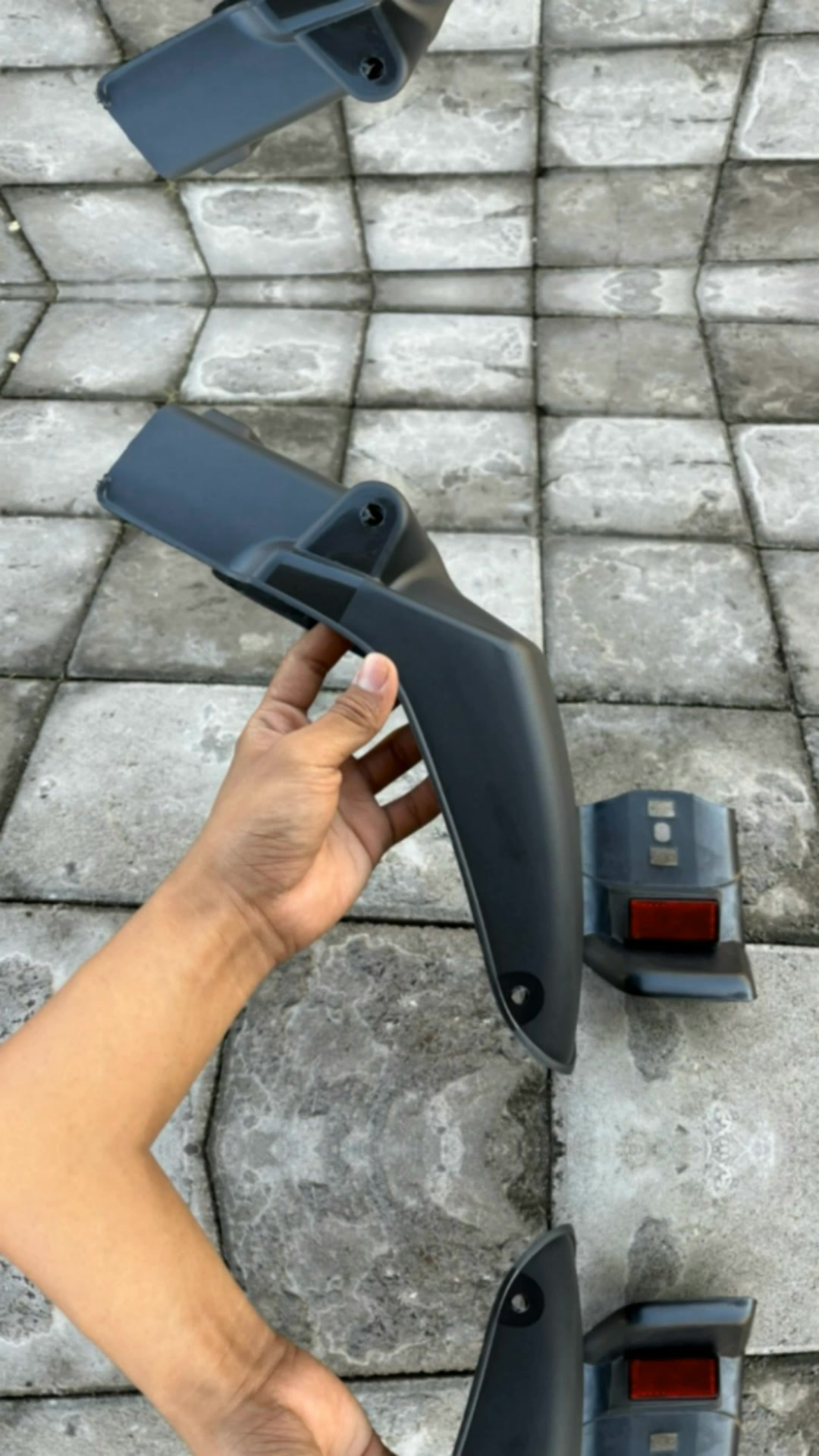 fender belakang sepeda motor dan set lampu ekor #fypage #SepedaMotor #lampuledmurah