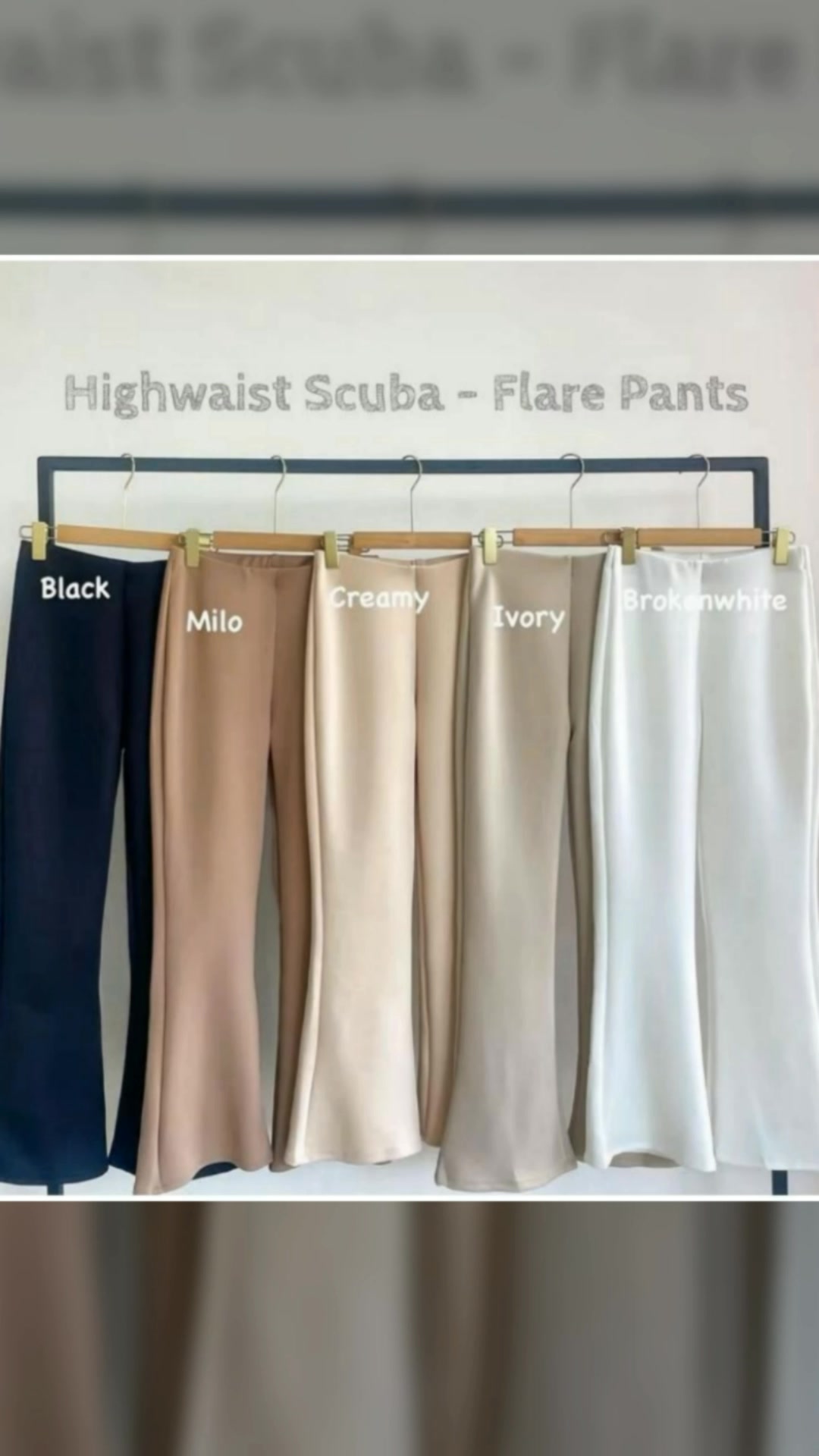 Celana wanita scuba