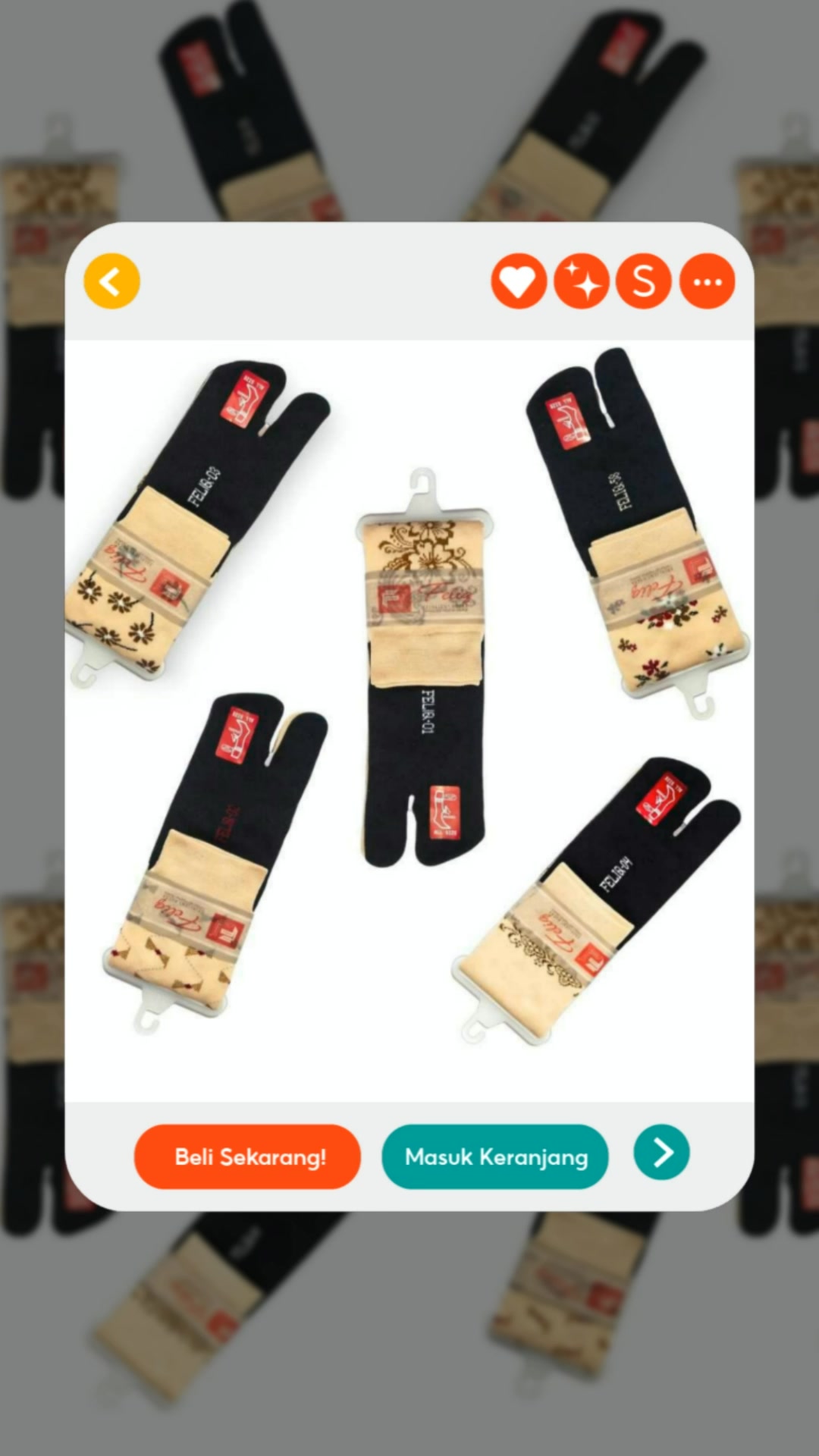 FELIQS SOCKS - KAOS KAKI JEMPOL HENA #kaoskakijempol #kaoskakihenna #RacunShopee #SpillRacunShopee #fashion #murahbanget #viral #kaoskaki