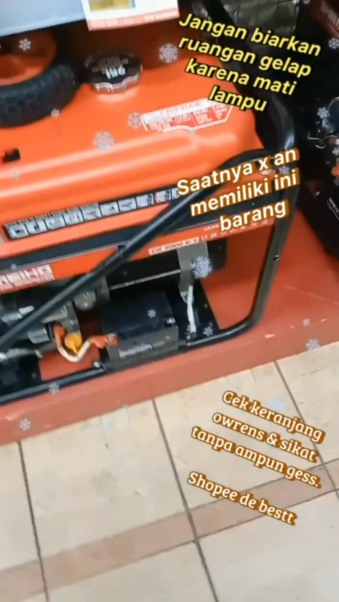 yamamax pro Genset mesin generator bensin #RacunShopee #SpillRacunShopee #SpillBawaBerkah #ViralDiShopeeVideo