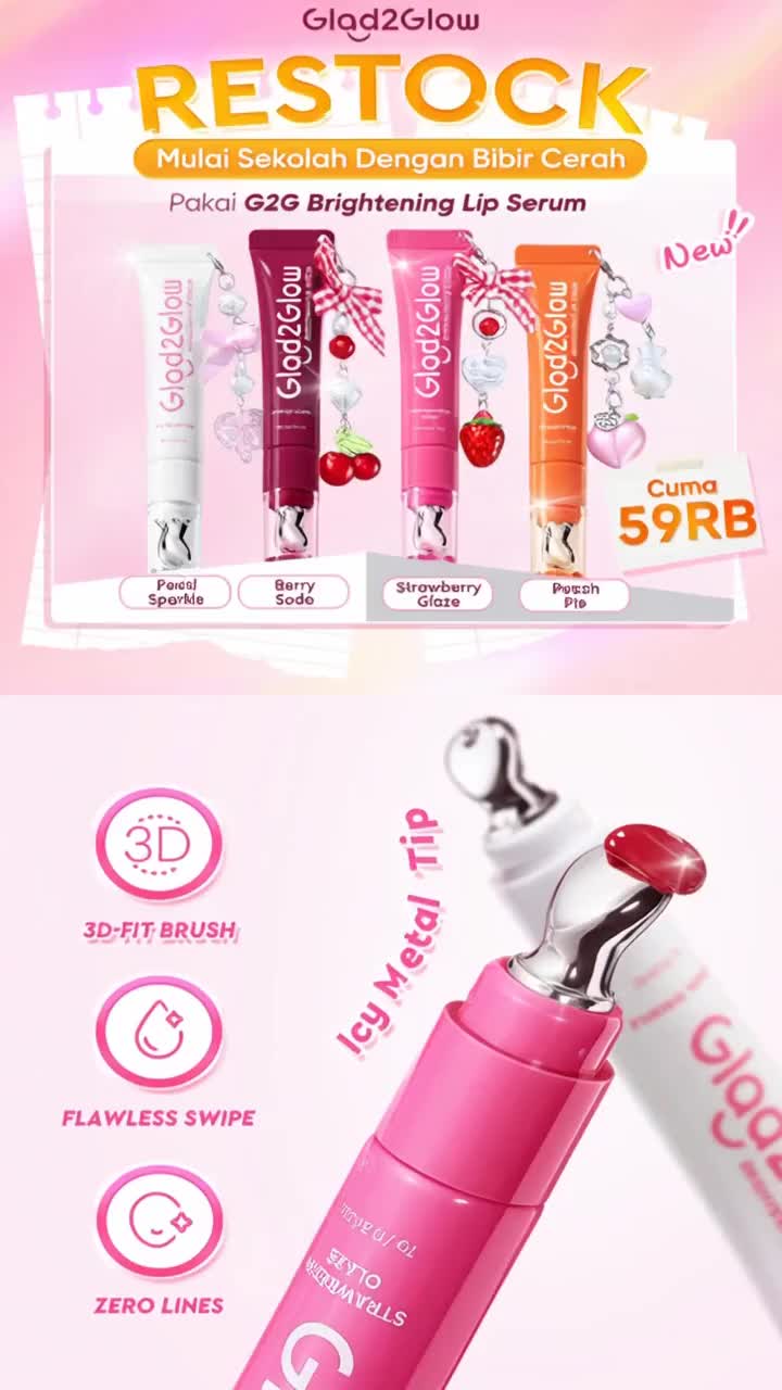 Glad2glow lip serum #glad2glow #glad2glowreview #glad2glowlipserum #glad2glowlightening #lipserum #lipserumglad2glow #RacunShopee
