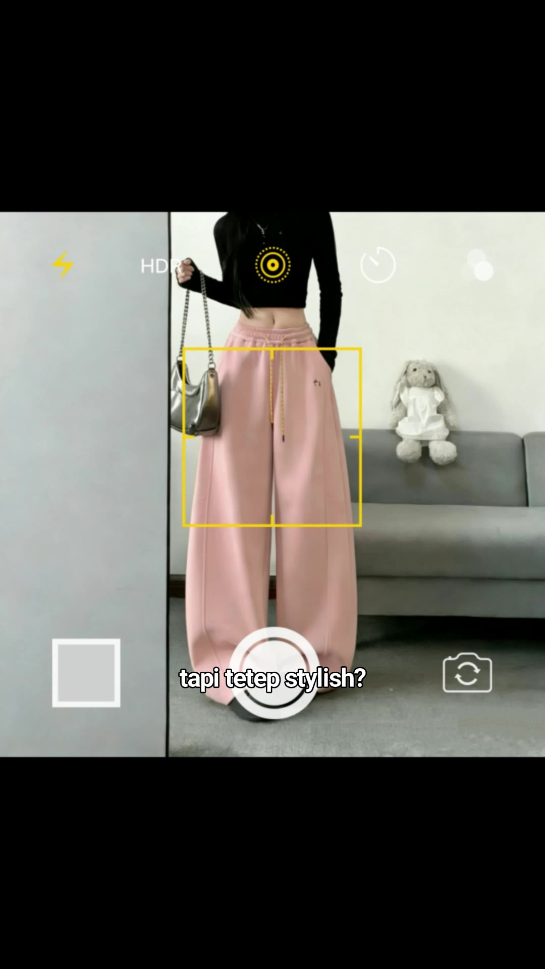 Sweatpants wanita celana panjang highwaist baggy #sweatpants #celanawanita #RacunShopee