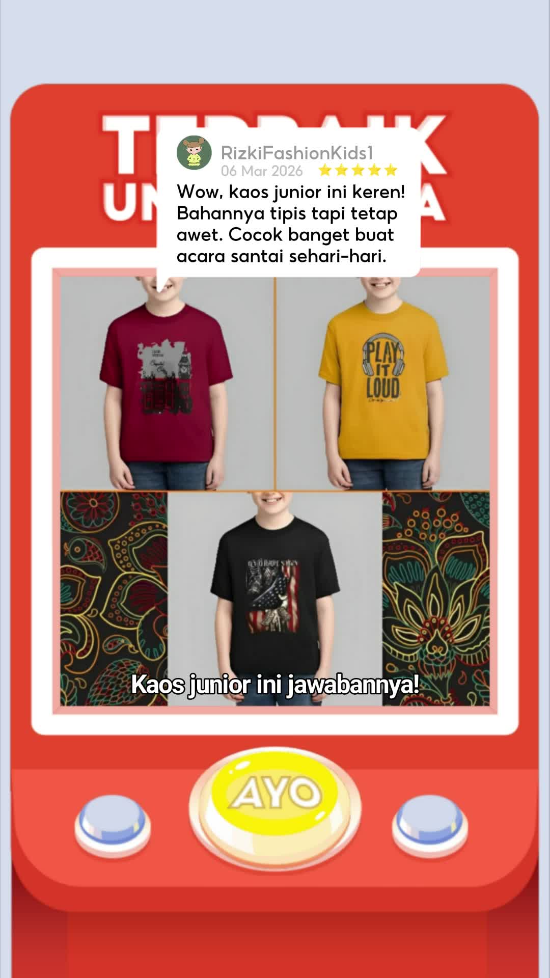 kaos anak murah #kaos #kaosmurah #kaosanak #kaosanakmurah #kaosanakkarakter #SpillRacunShopee #SpillBawaBerkah #shopeevideo #ShopeeLook #ShopeeCOD
