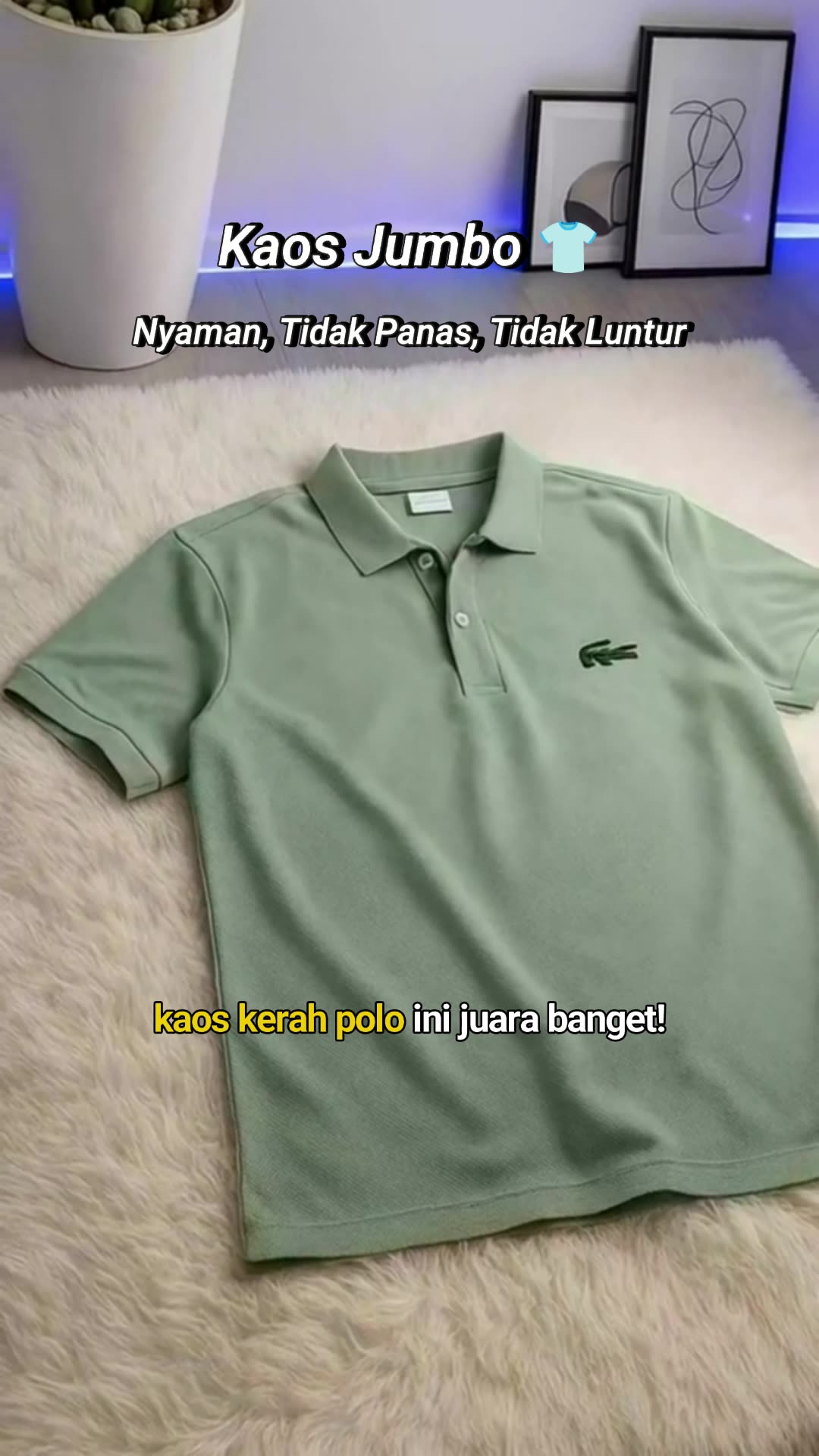 polo shirt kaos berkerah pria #RacunShopee #SpillRacunShopee #ShopeeLook #ShopeeFashionHaul #GratisOngkirRP0 #Diskon50Persen #GakNyeselBeliIni