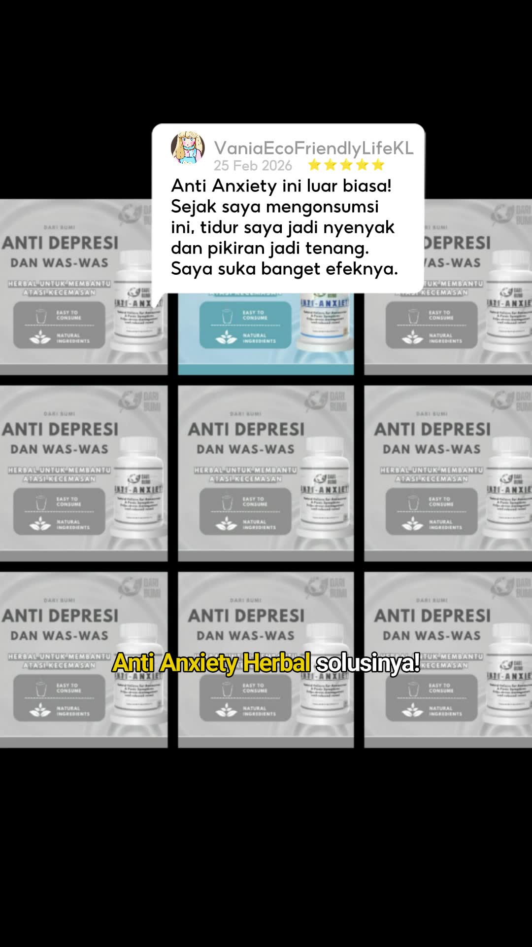 Membantu mengatasi Anxiety, Kecemasan, Depresi, dan Was-was yang melampau #anti anxiety #antidepresan #suplemen #vitamin #racunshopee