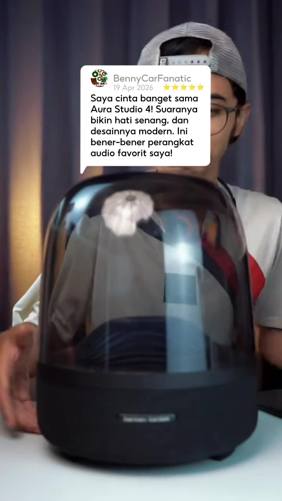 speaker harman kardon aura studio 4 #RacunShopee #SpillBawaBerkah #GratisOngkirRP0 #DiskonRacunShopee #GakNyeselBeliIni #ViralDiShopeeVideo