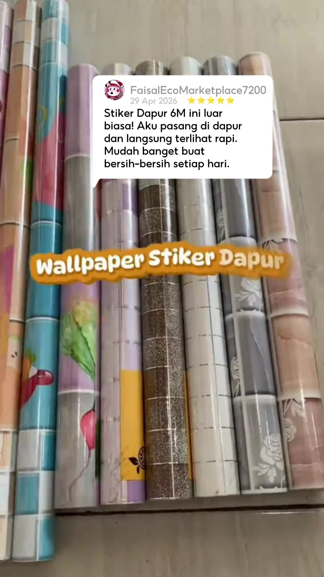 stiker dinding anti air dan minyak #RacunShopee #SpillRacunShopee #ViralDiShopeeVideo #GratisOngkirRP0 #DiskonRacunShopee #stikerdinding