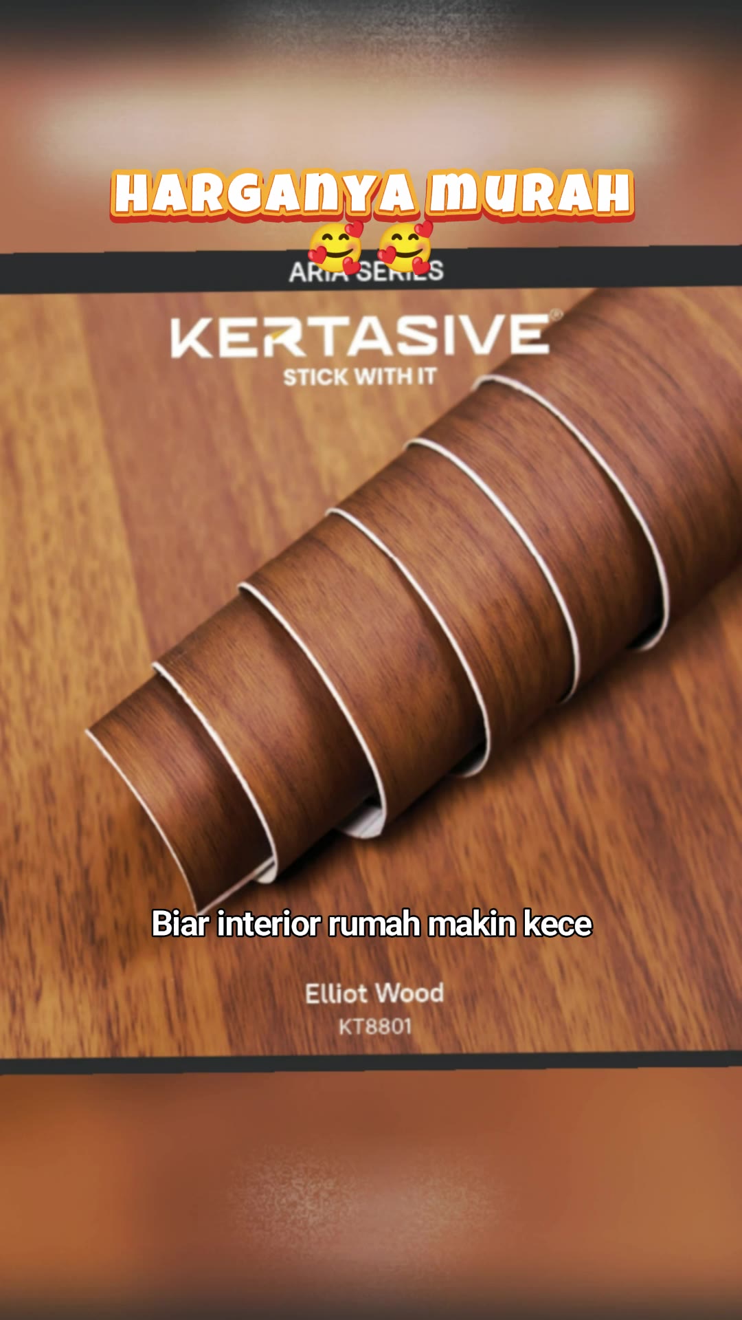 Kertasive memang paling bagus 🤩 #kertasive #interiordesign #desainrumah #desainkamar #woodprint #wallpaper3d #wallpaperinterior #fyp #fypシ