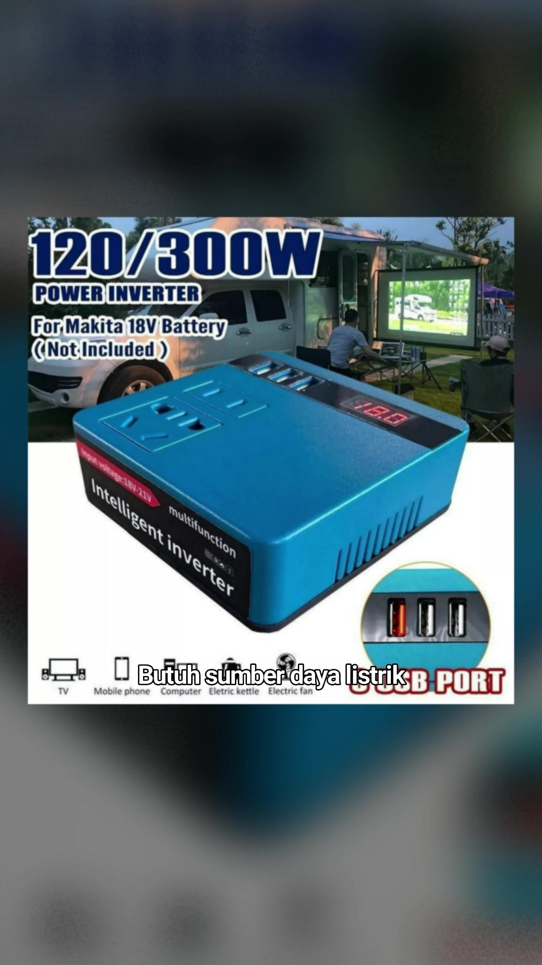 inverter pin makita #inverter #makita #perkakasbengkel #perkakasteknik #inverterportable #invertermurah #invertercamping