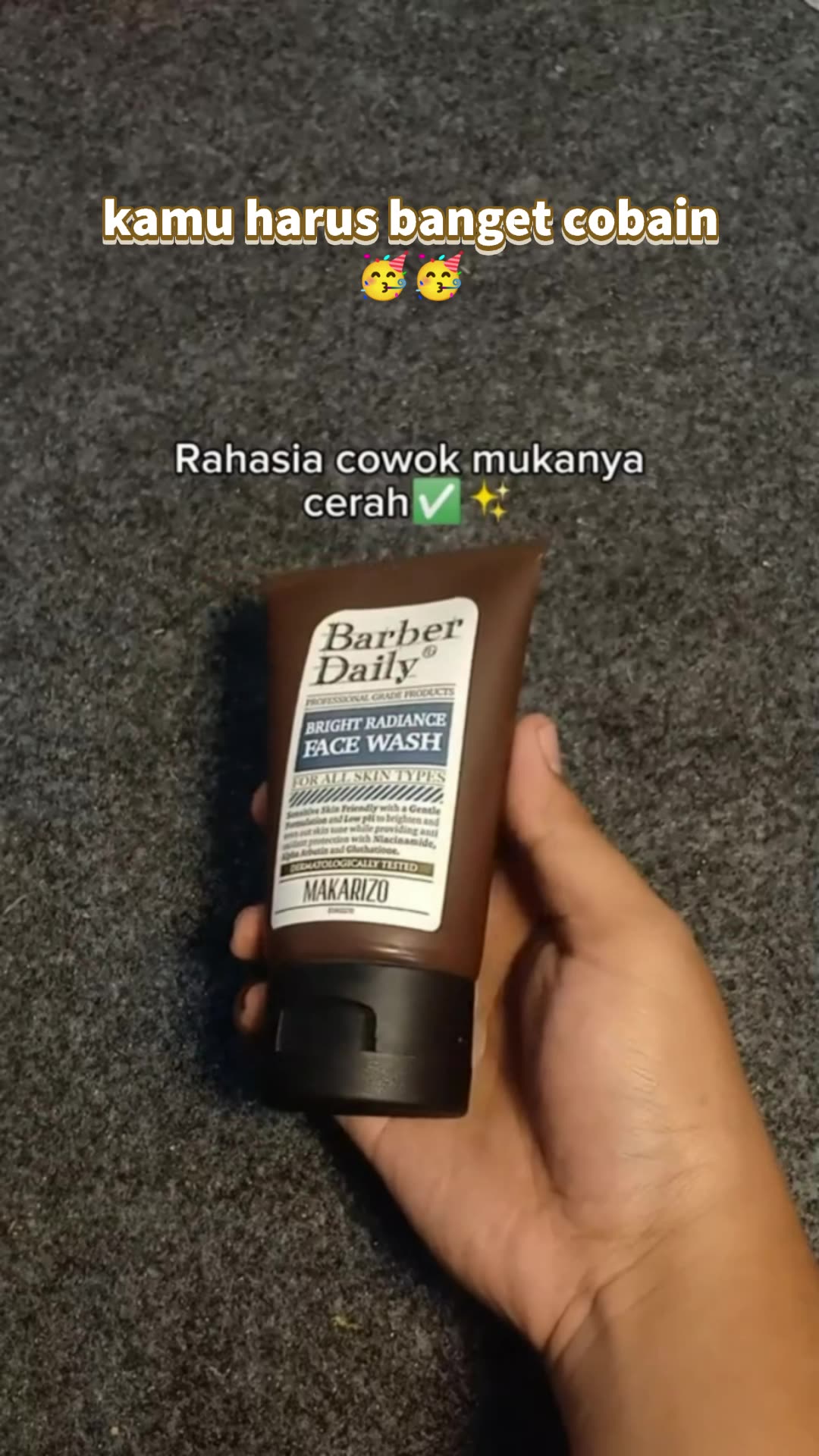 #facewash #makarizobarberdailybrightradiance #GratisOngkirRP0 #SpillBawaBerkah #DiskonShopeeVideo