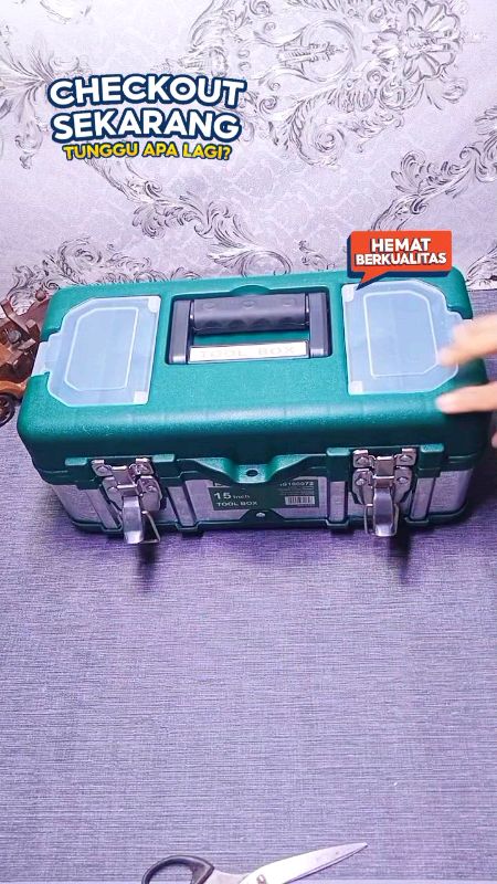 ISKU Tool Box  Stainless / Kotak Perkakas stainless Bahan Stainless steil /Kotak box penyimpanan  #Toolbox ##RacunShopee #PromoNonStop #ShopeeCOD