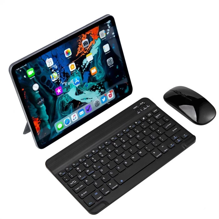 [Makassar] Keyboard + Mouse Bluetooth Wireless set Taffware For iPad Android iOS PC Laptop TV Box