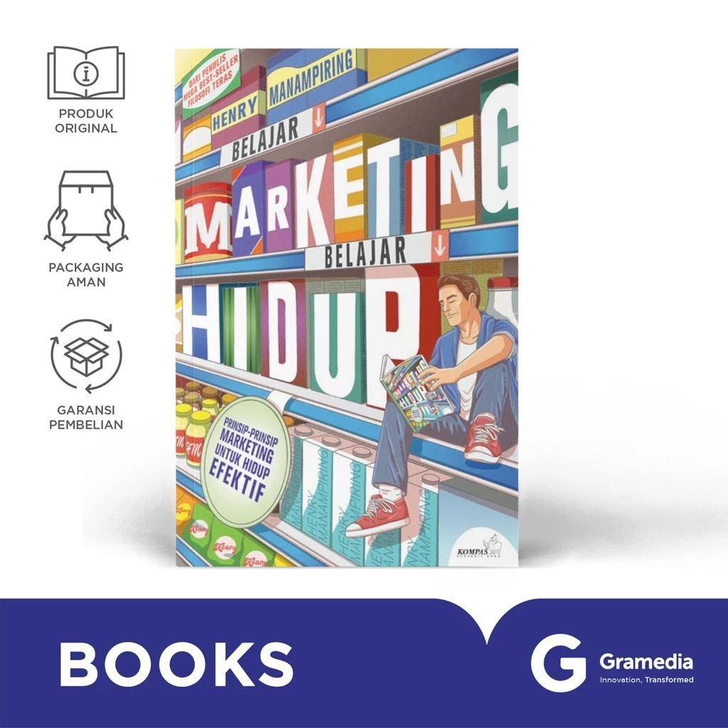Buku Belajar Marketing Belajar Hidup dari Gramedia - PENULIS Henry Manampiring