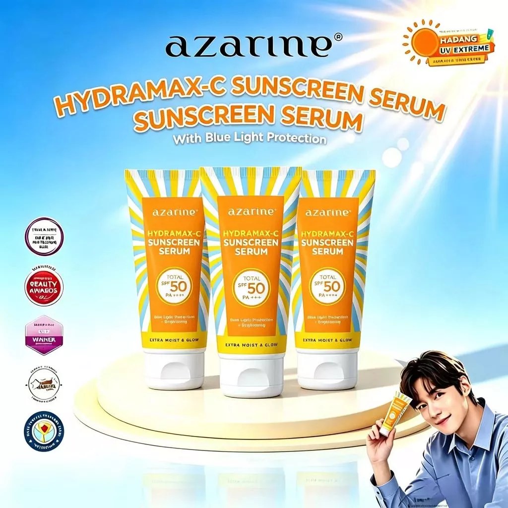 Azarine Hydramax-C Sunscreen Serum SPF 50 PA++++ 40ml